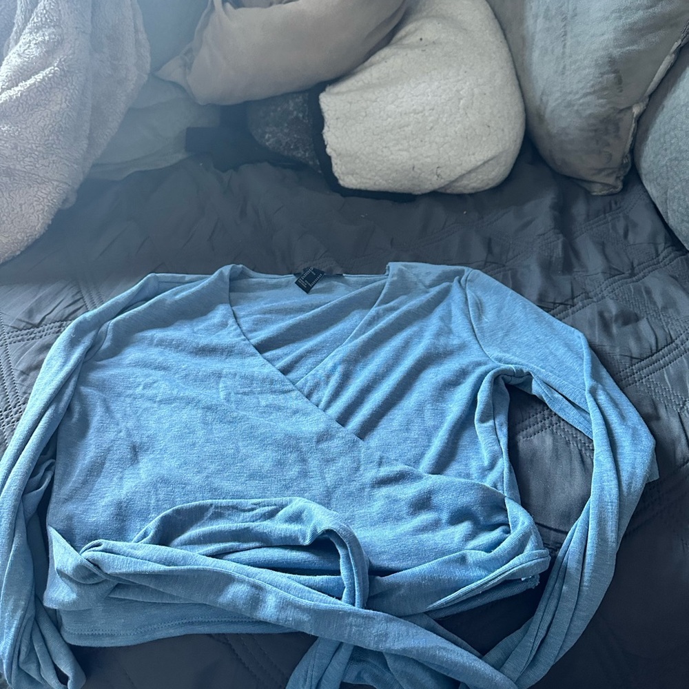 Forever 21 Blue Knit Top
